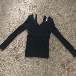 Sandro sweater with cut-outs on the shoulders